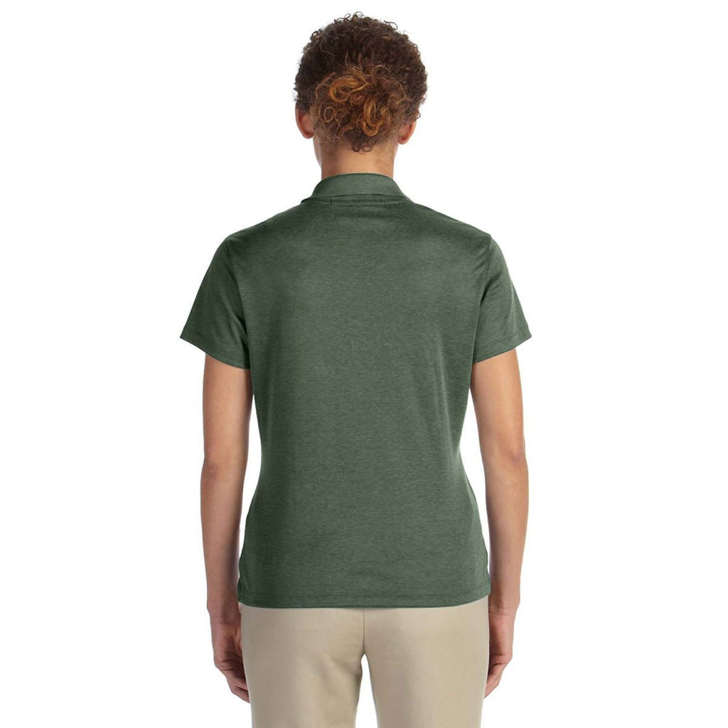 Devon & Jones Women's Forest Heather Pima-Tech Jet Pique Heather Polo