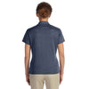 Devon & Jones Women's Navy Heather Pima-Tech Jet Pique Heather Polo