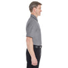 Devon & Jones Men's Dark Grey Heather Pima-Tech Oxford Pique Polo
