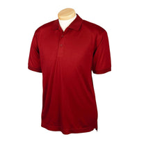Devon & Jones Men's Crimson Dri-Fast Advantage Solid Mesh Polo