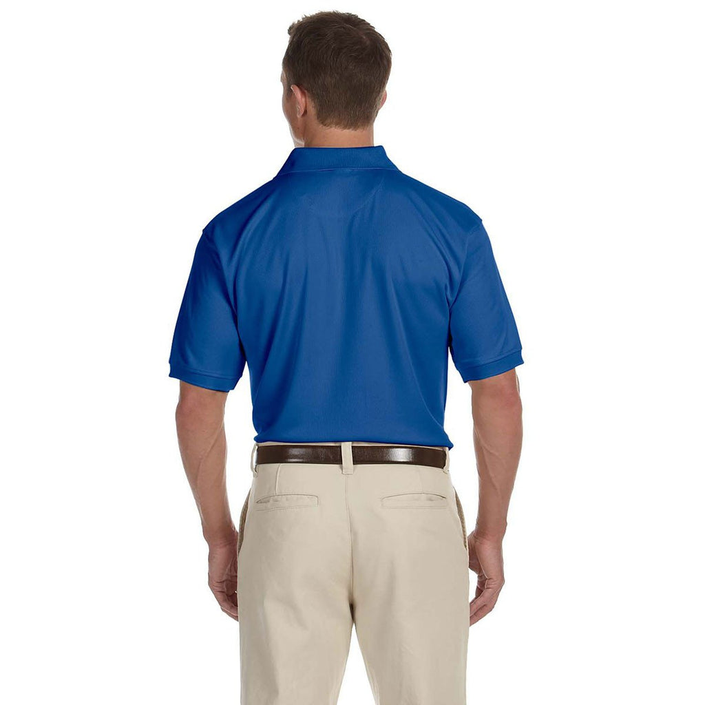 Devon & Jones Men's True Royal Dri-Fast Advantage Solid Mesh Polo
