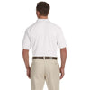 Devon & Jones Men's White Dri-Fast Advantage Solid Mesh Polo