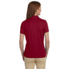Devon & Jones Women's Crimson Dri-Fast Advantage Solid Mesh Polo