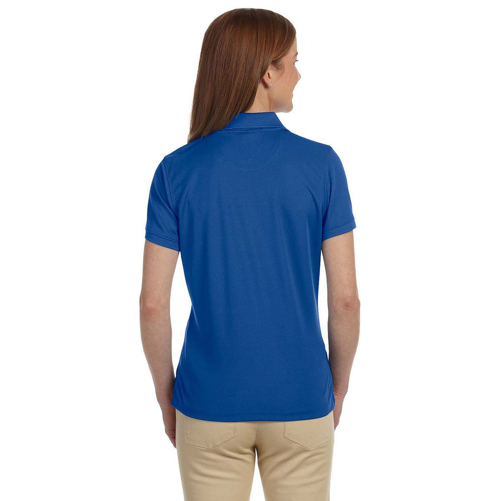 Devon & Jones Women's True Royal Dri-Fast Advantage Solid Mesh Polo