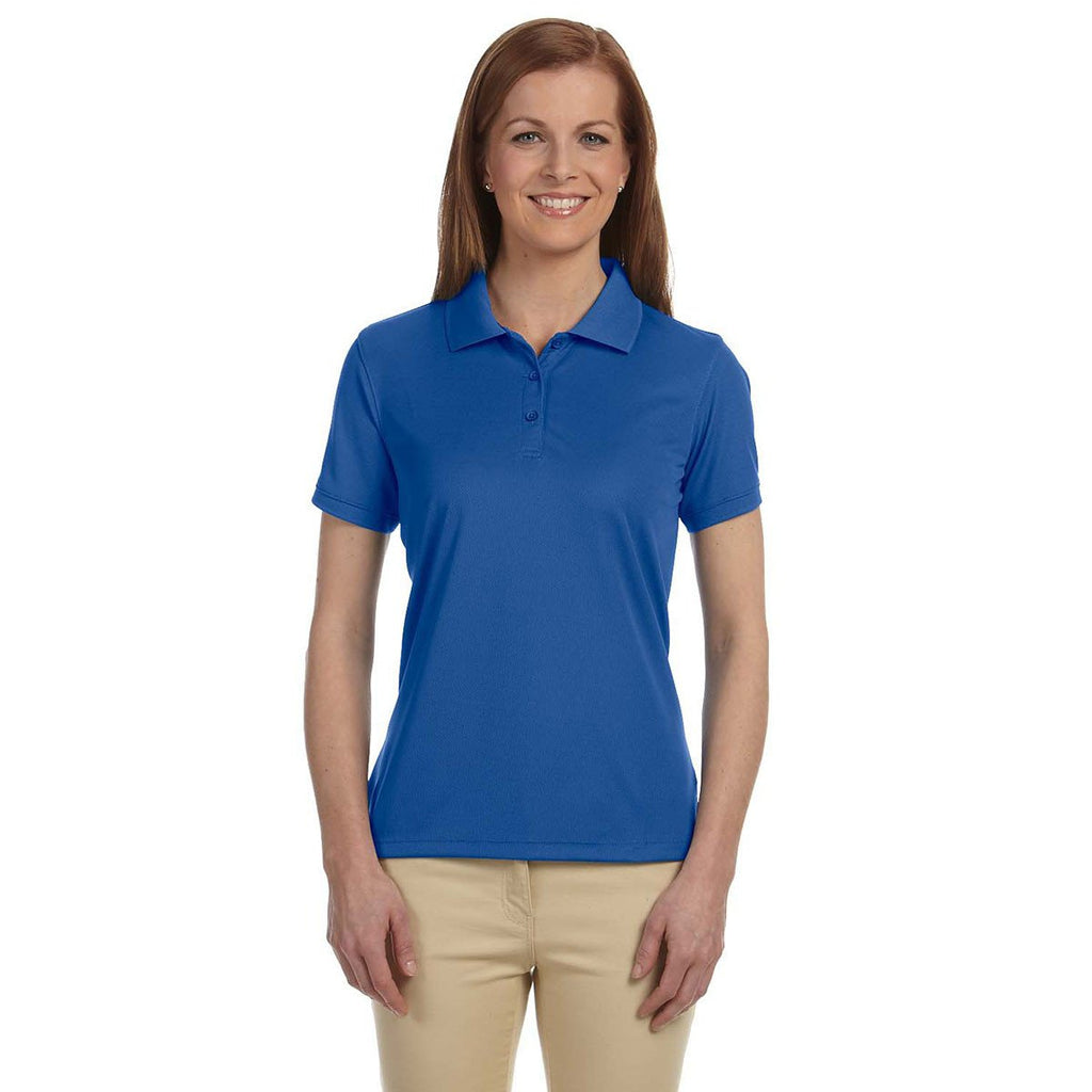 Devon & Jones Women's True Royal Dri-Fast Advantage Solid Mesh Polo