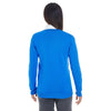 Devon & Jones Women's French Blue/Navy Manchester Fully-Fashioned Full-zip Sweater