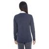 Devon & Jones Women's Navy/Graphite Manchester Fully-Fashioned Full-zip Sweater
