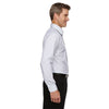 Devon & Jones Men's White/Navy/Crystle Crown Collection Micro Tattersall