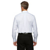 Devon & Jones Men's White/Silver/Slate Crown Collection Micro Tattersall