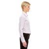 Devon & Jones Women's White Silver Crown Collection Micro Tattersall