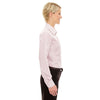 Devon & Jones Women's White/Rust Crown Collection Micro Tattersall