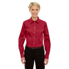 Devon & Jones Women's Red Crown Collection Solid Stretch Twill