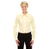 Devon & Jones Women's Transparent Yellow Crown Collection Solid Stretch Twill