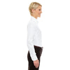Devon & Jones Women's White Crown Collection Solid Stretch Twill