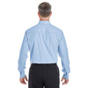 Devon & Jones Men's French Blue/White Crown Collection Striped Shirt