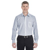 Devon & Jones Men's Navy/White Crown Collection Striped Shirt