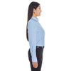 Devon & Jones Women's French Blue/White Crown Collection Striped Shirt