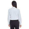 Devon & Jones Women's Silver/White Crown Collection Striped Shirt