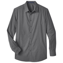 Devon & Jones Men's Graphite CrownLux Performance Stretch Shirt