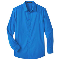 Devon & Jones Men's French Blue CrownLux Performance Stretch Shirt