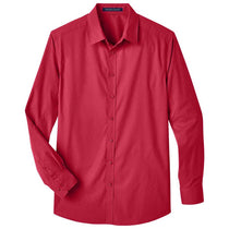 Devon & Jones Men's Red CrownLux Performance Stretch Shirt