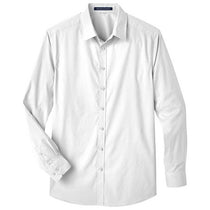 Devon & Jones Men's White CrownLux Performance Stretch Shirt