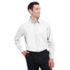 Devon & Jones Men's White CrownLux Performance Stretch Shirt