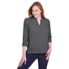 Devon & Jones Women's Graphite CrownLux Performance Stretch Tunic