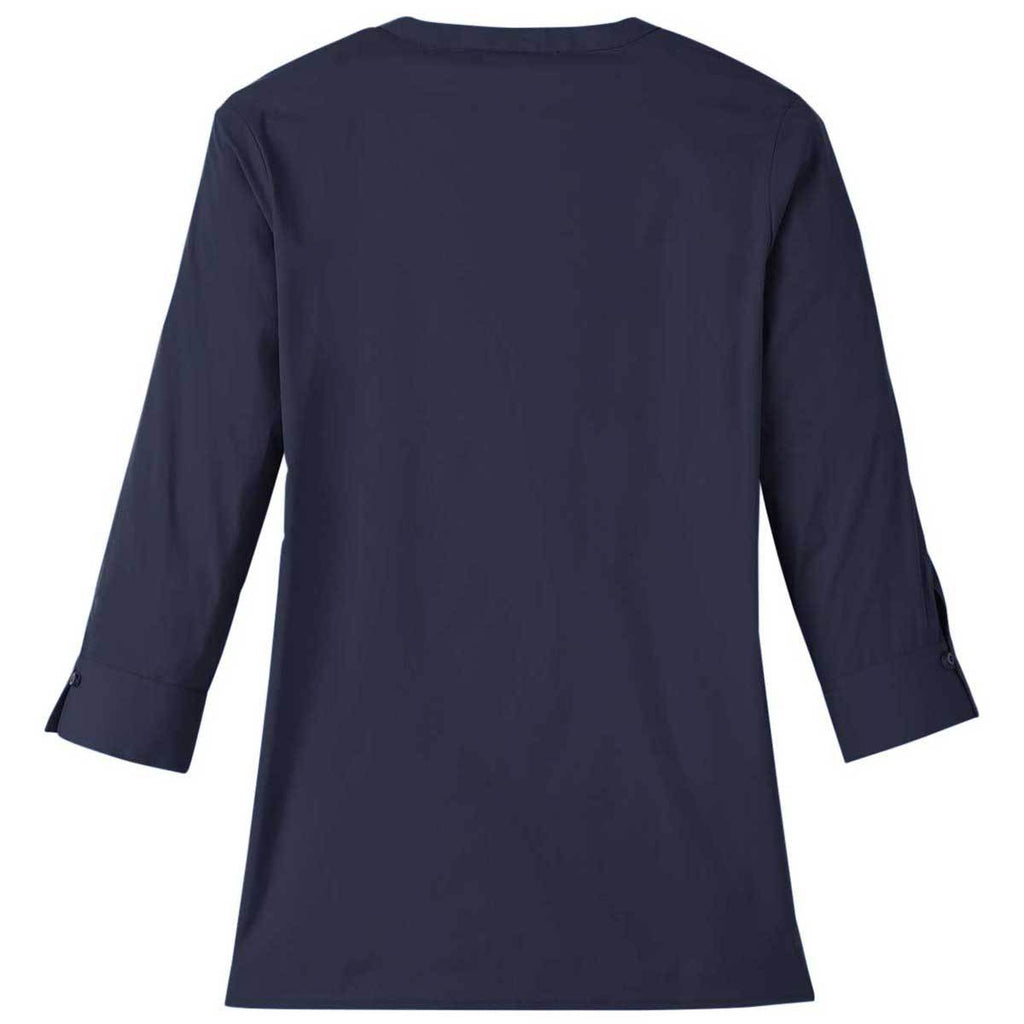 Devon & Jones Women's Navy CrownLux Performance Stretch Tunic