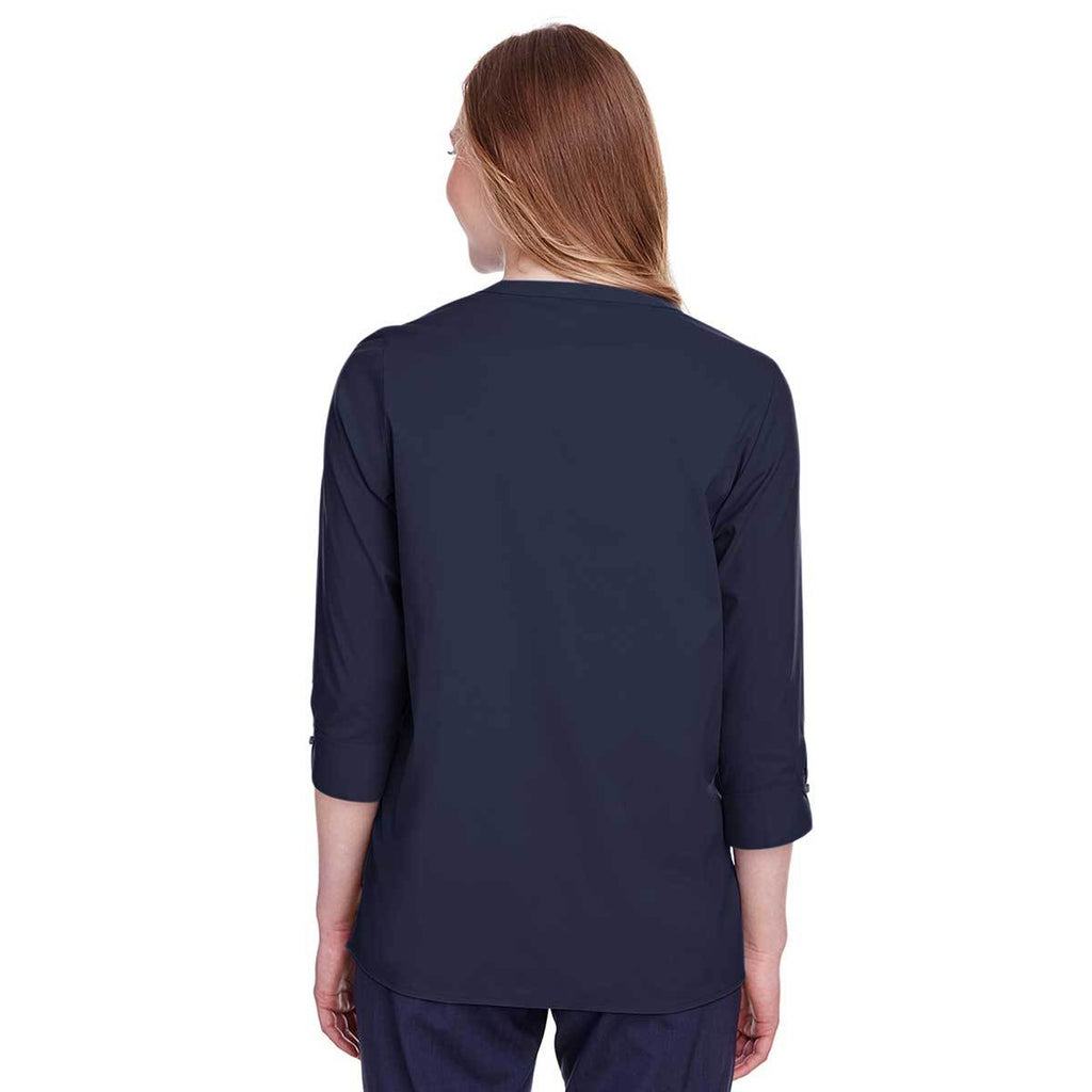 Devon & Jones Women's Navy CrownLux Performance Stretch Tunic