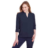Devon & Jones Women's Navy CrownLux Performance Stretch Tunic