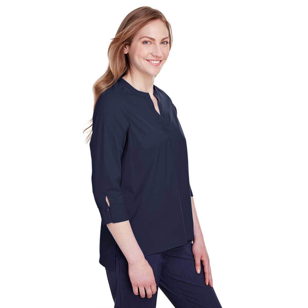 Devon & Jones Women's Navy CrownLux Performance Stretch Tunic