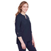 Devon & Jones Women's Navy CrownLux Performance Stretch Tunic