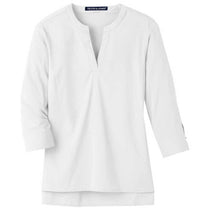 Devon & Jones Women's White CrownLux Performance Stretch Tunic