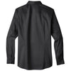 Devon & Jones Men's Black Crown Collection Stretch Broadcloth Slim Fit Shirt