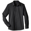 Devon & Jones Men's Black Crown Collection Stretch Broadcloth Slim Fit Shirt