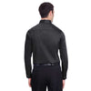 Devon & Jones Men's Black Crown Collection Stretch Broadcloth Slim Fit Shirt