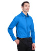 Devon & Jones Men's French Blue Crown Collection Stretch Broadcloth Slim Fit Shirt