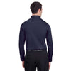 Devon & Jones Men's Navy Crown Collection Stretch Broadcloth Slim Fit Shirt
