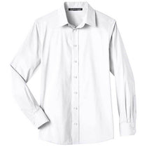 Devon & Jones Men's White Crown Collection Stretch Broadcloth Slim Fit Shirt