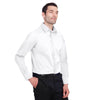 Devon & Jones Men's White Crown Collection Stretch Broadcloth Slim Fit Shirt
