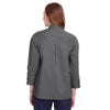 Devon & Jones Women's Graphite Crown Collection Stretch Broadcloth 3/4 Sleeve Blouse