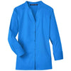 Devon & Jones Women's French Blue Crown Collection Stretch Broadcloth 3/4 Sleeve Blouse