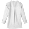 Devon & Jones Women's White Crown Collection Stretch Broadcloth 3/4 Sleeve Blouse