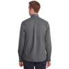 Devon & Jones Men's Graphite Crown Collection Stretch Broadcloth Untucked Shirt