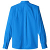 Devon & Jones Men's French Blue Crown Collection Stretch Broadcloth Untucked Shirt