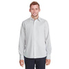 Devon & Jones Men's White Crown Collection Stretch Broadcloth Untucked Shirt