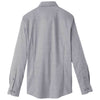 Devon & Jones Men's Graphite Crown Collection Stretch Pinpoint Chambray Shirt