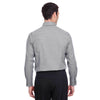 Devon & Jones Men's Graphite Crown Collection Stretch Pinpoint Chambray Shirt