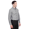 Devon & Jones Men's Graphite Crown Collection Stretch Pinpoint Chambray Shirt